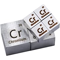 Los mejores  - Cromio Cubo de Metal 10mm 99-99% Puro Colección de Elementos